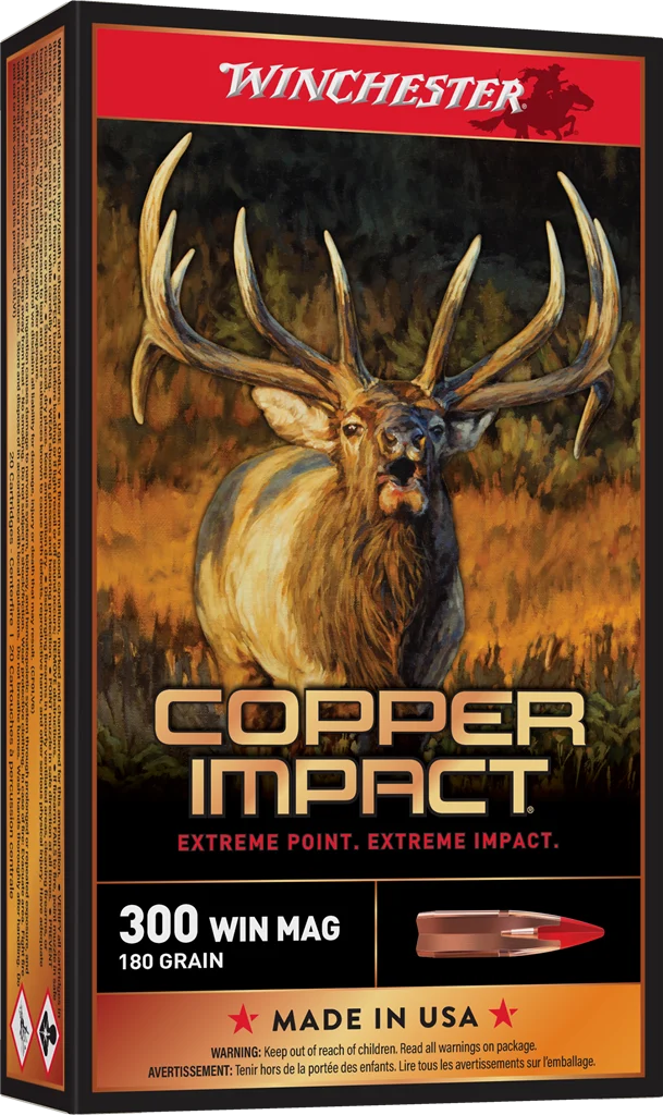 WINCHESTER COPPER IMPACT 300WM 180G LF 20RD BX 200RD CASE