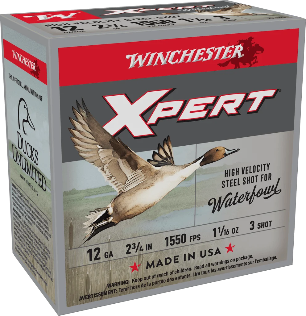 WINCHESTER SUPER X XPERT HV 12GA 23/4 #3 25RD BX 250RD CASE