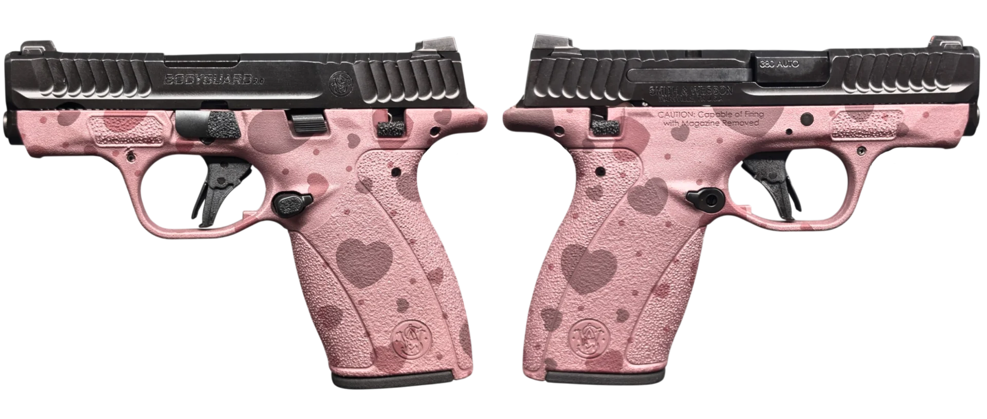 SMITH & WESSON BODYGUARD 2.0 MS BLUSH HEARTS 380ACP 2.75" 1-10RD 1-12RD