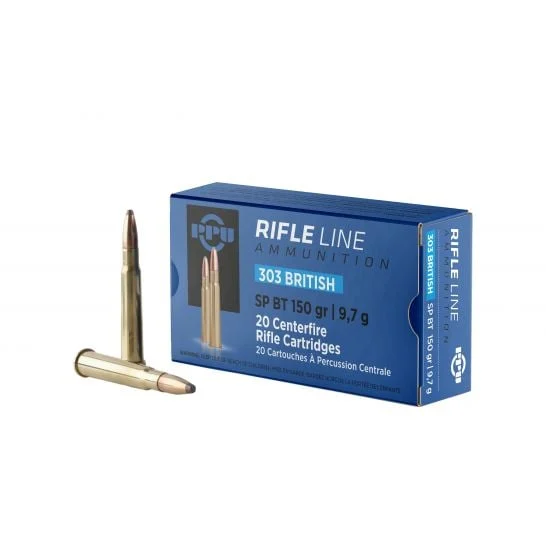 PPU 303 BRITISH 150GR SP 20RD BOX 10 BOXES PER CASE