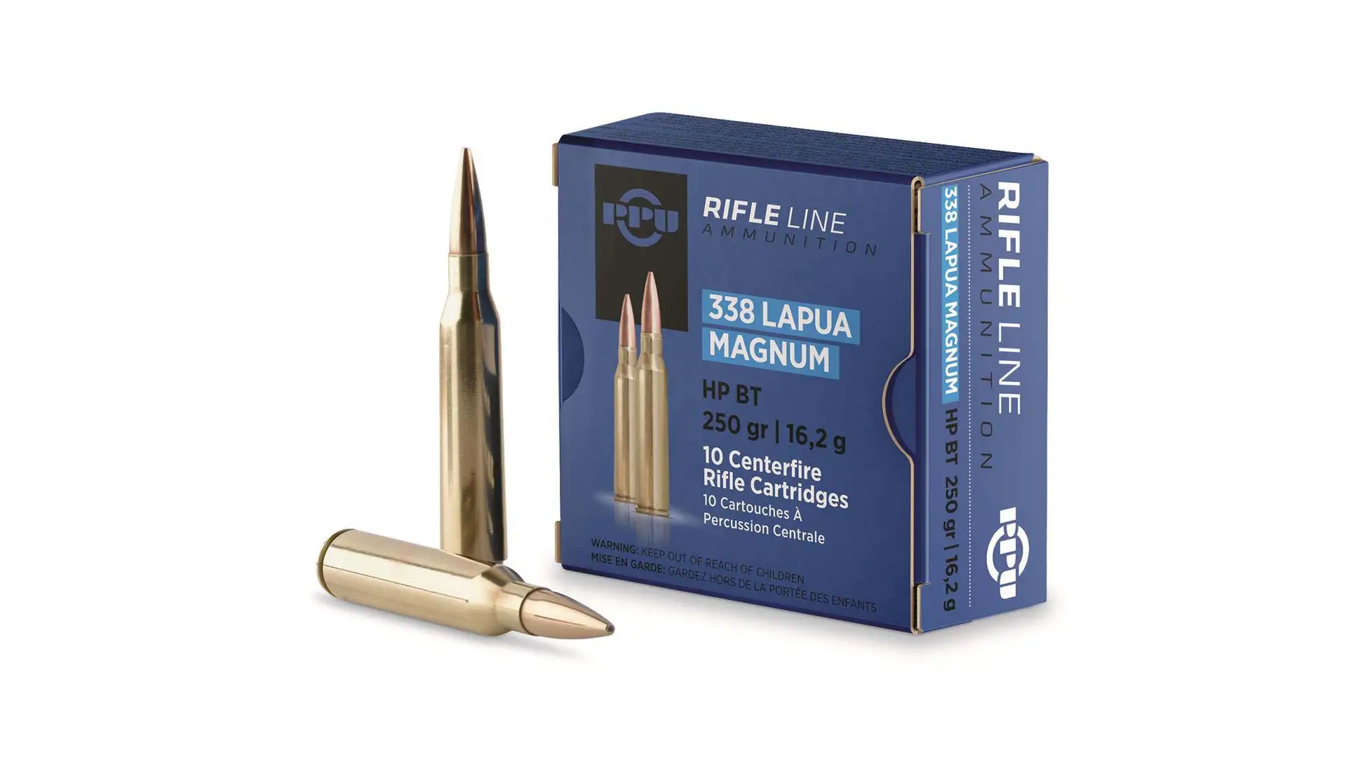 PPU 338 LAPUA 250GR HPBT 10RD BOX 20 BOXES PER CASE