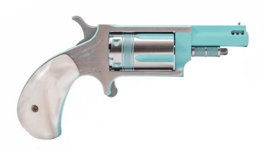 NORTH AMERICAN ARMS MINI 22MAG REV 1-5/8" TURQ