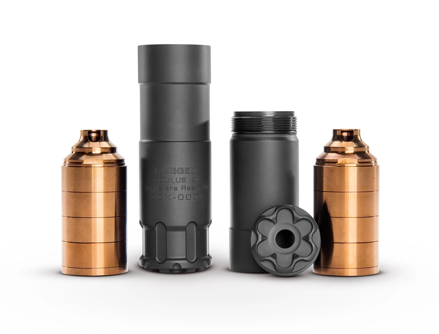RUGGED SUPPRESSORS OCULUS22 22LR SILENCER BLACK
